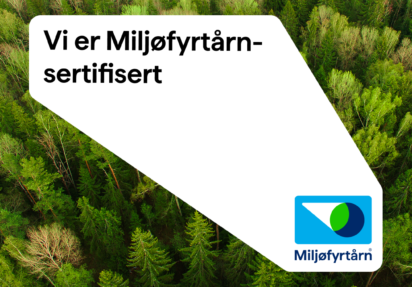 NIBU er Miljøfyrtårn-sertifisert